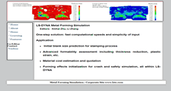 Desktop Screenshot of metalformingsimulation.com